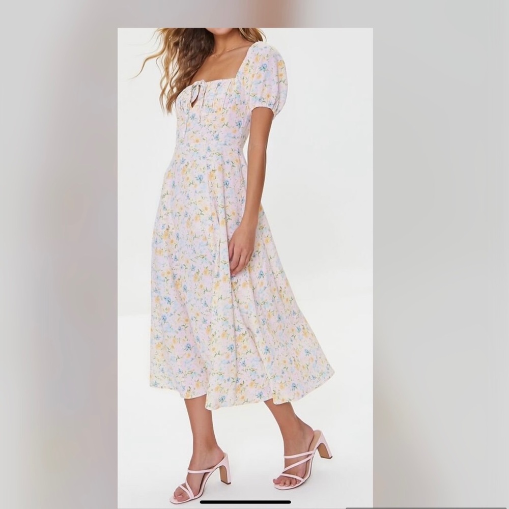 Forever 21 floral midi dress